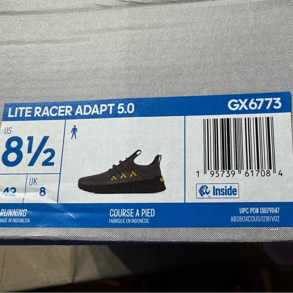 adidas Men’s Lite Racer Adapt 5.0 - Picture 3 of 3